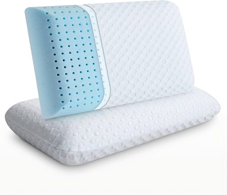 💤 Oreiller Fraîche Cooling – Mémoire de Forme Ergonomique & Sensation de Fraîcheur Continue
