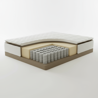 Matelas FeelSoft by ARTON Confort – Mousse Viscoélastique & Ressorts Ensachés, Confort Premium