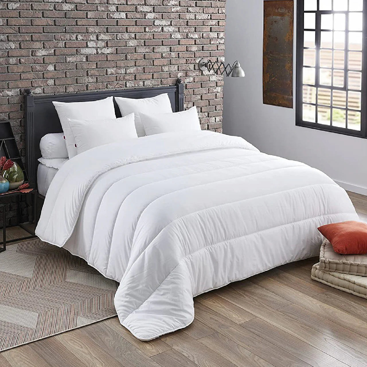 Couette Blanche ECO en Microfibre – Couette Toutes Saisons, Confort et Douceur à Petit Prix | MyMatelas Maroc