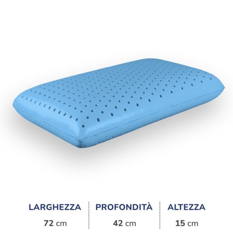 💤 Oreiller Fraîche Cooling – Mémoire de Forme Ergonomique & Sensation de Fraîcheur Continue