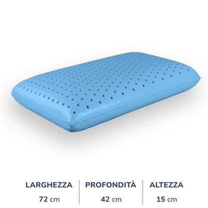 💤 Oreiller Fraîche Cooling – Mémoire de Forme Ergonomique & Sensation de Fraîcheur Continue